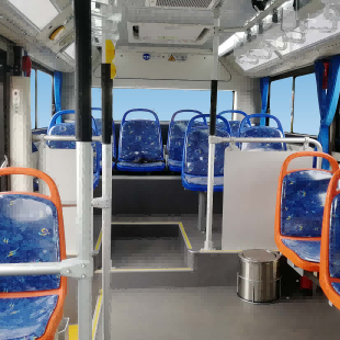 17-seat Pure Electric Bus with 127.74 Kilowatts Power and 6-8 Hours Charging