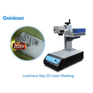 Mini Size 3Watt 0.02mm Scanner Glass Laser Marking Machine