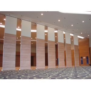 Cheap Water - Proof MDF Material Movable Partitions Wall For Ballroom Customized Color for sale
