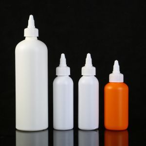 HDPE Plastic Chemical Bottle with Tamper Evident Tip Cap 30ml50ml 60ml 80ml