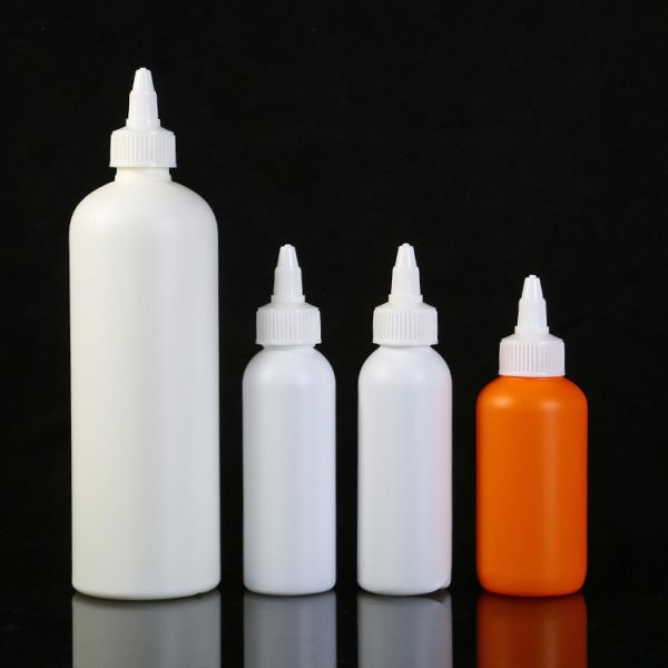 HDPE Plastic Chemical Bottle with Tamper Evident Tip Cap 30ml50ml 60ml 80ml