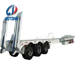 60T Max Payload 3-5 Axles 13000mm Detachable Gooseneck Lowbed Trailer for Africa
