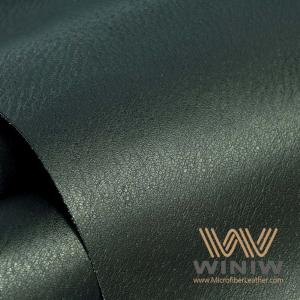 China Harmless Dark Green PU Vinyl Leather For Shoes Lining on sale