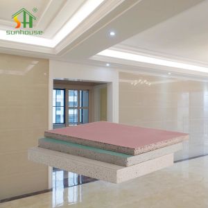 China SUNHOUSE Direct Sales Drywall Gypsum Board 9.5Mm/10.5Mm/12Mm Sheetrock 1200X2400Mm Plasterboard Partition on sale