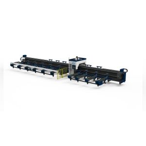 China 3 Chuck Heavy Duty Lathe Tube Metal Laser Cutting Machine Semi Automatic Loading Beveling on sale