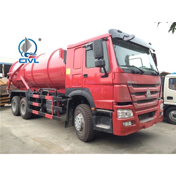 6x4 Sinotruk Howo 18CBM Sewer Suction Sludge Transporter Sewage Suction Truck