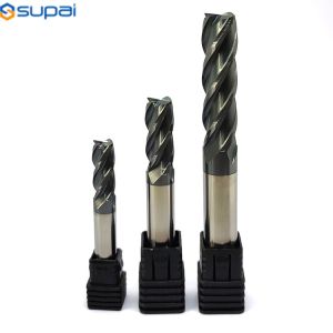 Carbide Square End Mill 1/2 In Shank 30 Degrees Helix Angle