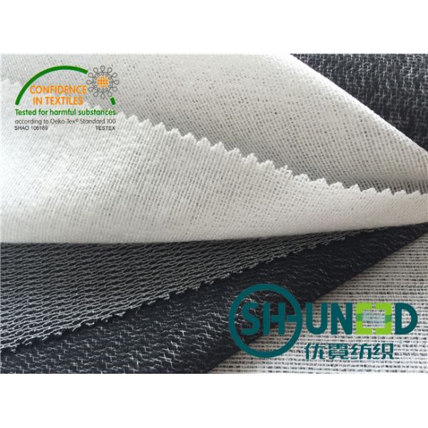 Tricot Brush Raschel 70% Viscose Fusible Interlining Garments B1000