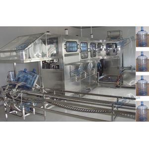 Automatic 3 in 1 Water Filling Line With Gallon Bottle Sealing Machine 600