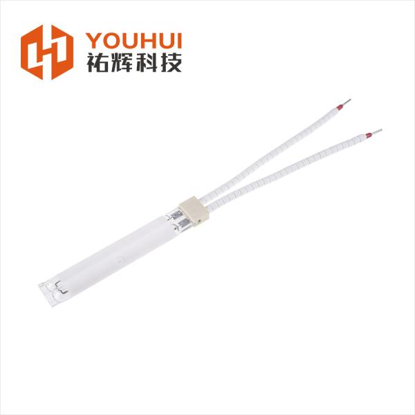 Ceramic White Coating Twin Tube Infrared Lamp with Fast Heating Time 2s and