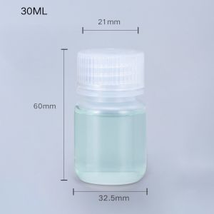 OEM Wide Neck Reagent Polypropylene PP Plastic Bottles 125 Ml Laboratory Grade