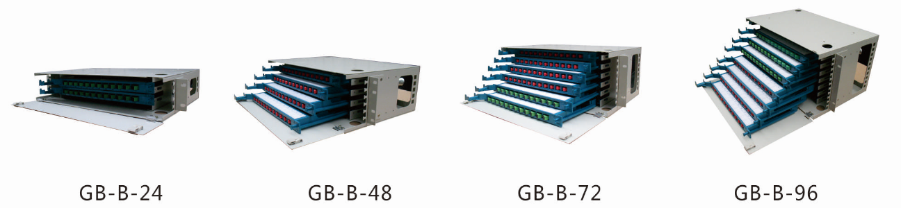 ROHS Fiber Optic Patch Panel 12~144 Port Telecom Central Office Patching Solutions