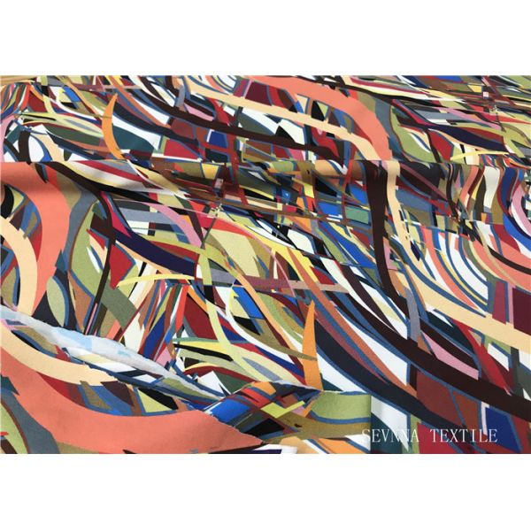 Custom Digital Printing Eco Friendly Swimwear Fabric High Colorfastness