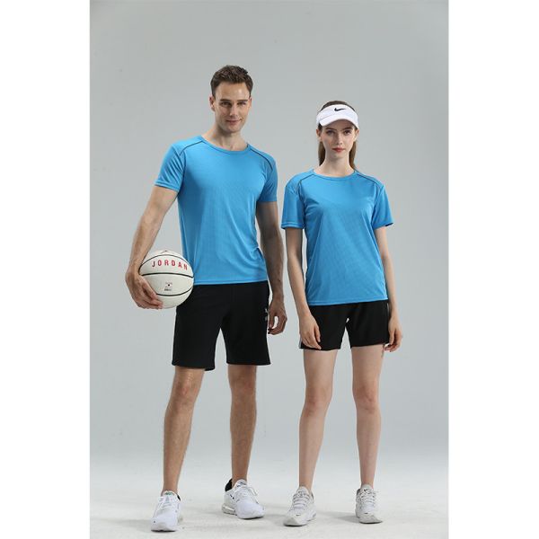 Quality Polyester Breathable Fitness Gym Sport T Shirts With Custom Logo wholesale