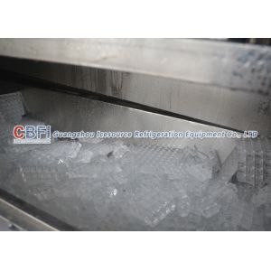 PLC Control Edible Ice Cube Machine With Semi - Automatic Ice Packing System