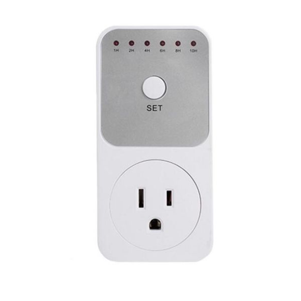 US/UK/EU Plug Energy Efficiency Timer Socket 1-10 Hour Countdown Timing