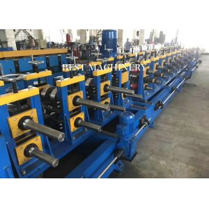C And Z Purlin Roll Forming Machine , Steel Channel Quick Change Cold Forming
