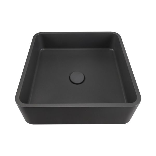 Quality Square Concrete Wash Basin With Matte Finish Without Overflow wholesale