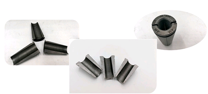 Prestressed Concrete Post Tension Anchor Wedge For Tension Jacking System