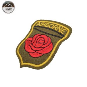 Army Green Custom Woven Patches / Iron On Uniform Patches Customized Logo