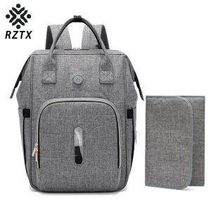 Geometric Polyester Fashion Mummy Maternity Nappy Bag 25*16*42cm