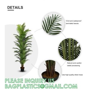 1.6m For Decoration Bonsai Artificial Fishtail Palm Plant, Artificial Tree Fake