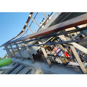 316 X Tend Safety Protection Stainless Steel Cable Netting With Ferrule 60x60 MM