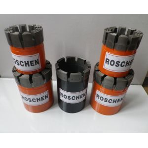 NQ Wireline Impregnated Diamond Core Drill Bits , N Rod Thread Bits