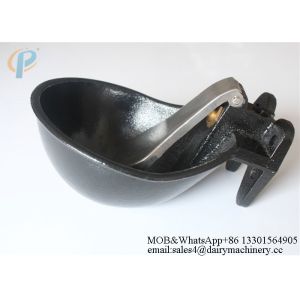 China 1.6L Black Cast Iron Cow Drinking Bowl Dairy Raising Equipment Auto Drinking Bowl on sale
