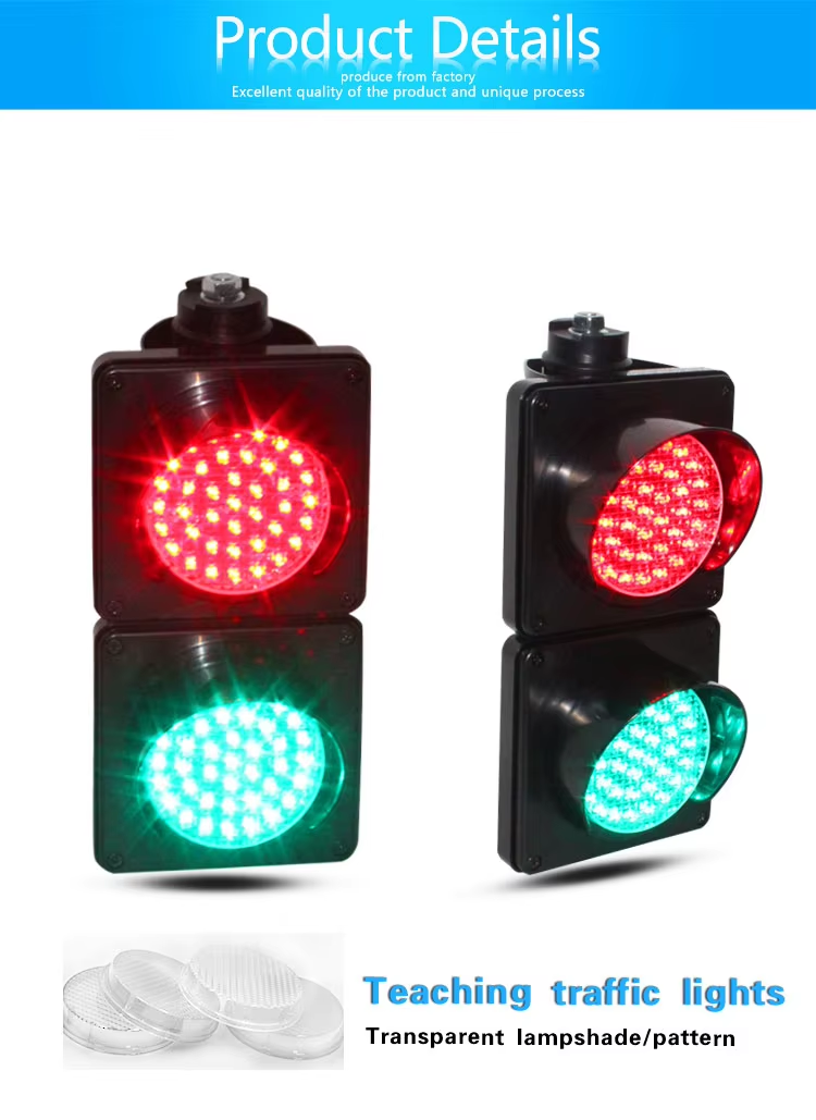 Lights 12V 2 Aspect 24V Canada Driveway Safety Outdoor Novelty Hand Flashing Cone Advisor Go 100Mm Pc Housing Led Traffic Light