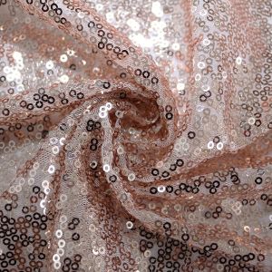 Customized Polyester Sequins Hotel Banquet Table Cloth