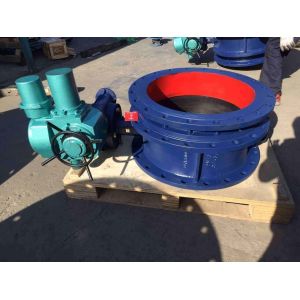 Medium Temperature Double Flange Metal Seated Butterfly Valve