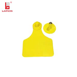 80MM 62MM Uhf Cattle Tags With Serial Numbers
