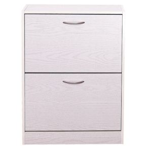 For European large shoes mirrored wooden shoe cabinet QH01901