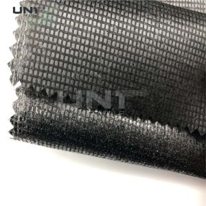Cheap Double Dot Hot Rolling Adhesive Interlining For Leather Coat for sale