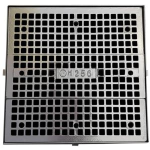 Slanted and Optimized Openings Cast Iron Gully Grate with Self-Cleaning Design