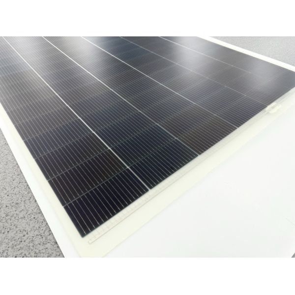 Quality Full Black Lightweight BC Solar Cell Flexible Solar Panel 200W 580W 12V 24V for Balcony House and Temperature Resistant wholesale