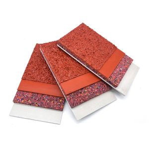 Red Semi Prefabricate Running Track Weather Resistance