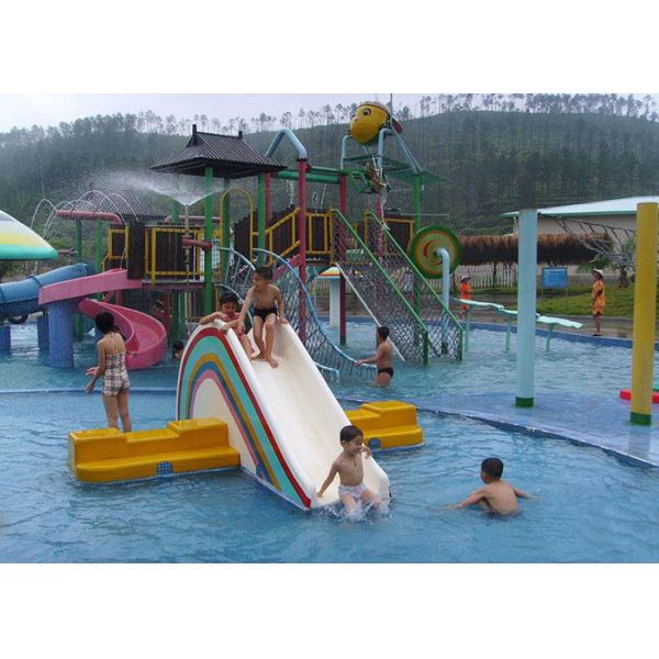 Aqua Park Playground Equipment / Kids Water House For Hotel Resort