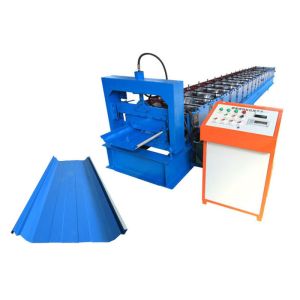 Joint Hidden Standing Seam Roll Forming Machine Hydraulic Station Power 4 KW