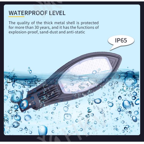 110LM 100w 150w 200w Waterproof LED Street Lights Integrated Split Street Lights