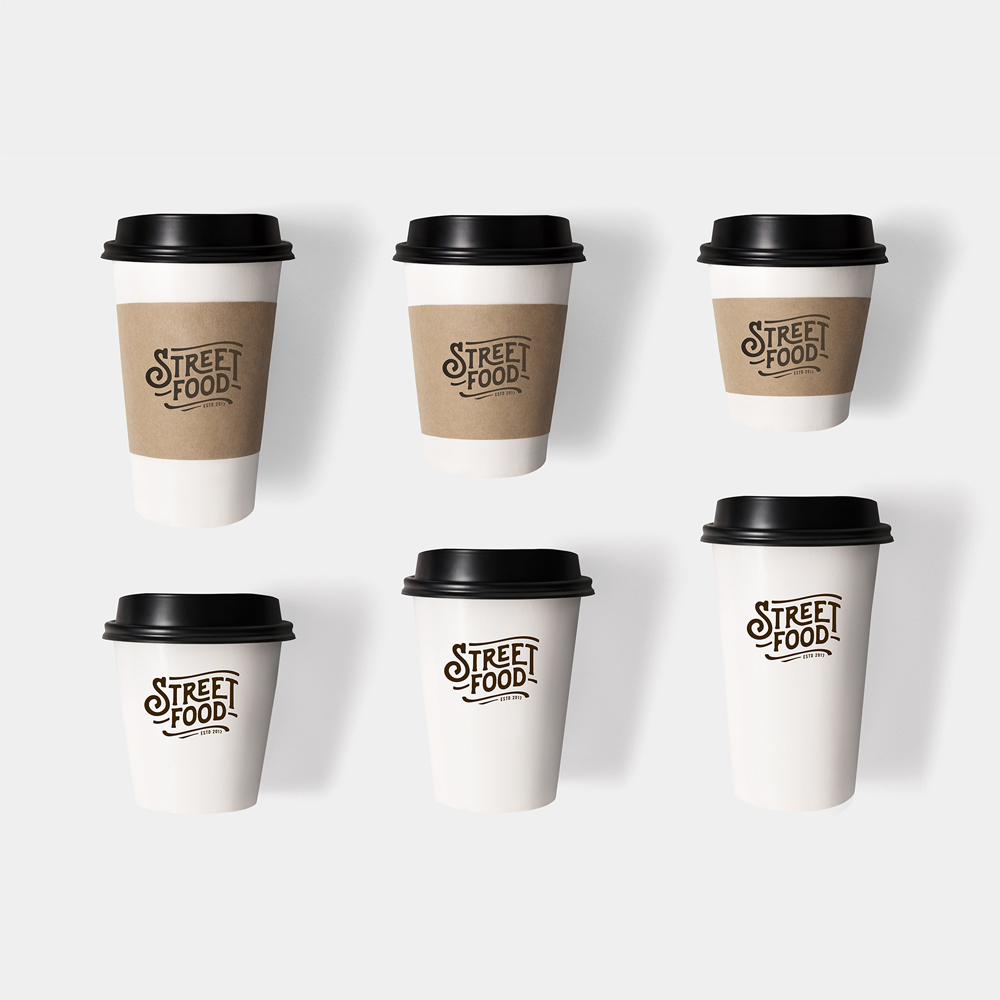 Juice Waterproof Single Wall Coffee Cups Custom Paper Cups With Logo