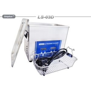 3L Bench Top Ultrasonic Cleaner Stainless Steel With Digital Timer