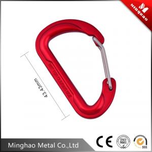 China Fishion red carabiner snap hook for climb accessories,43.43mm,red color on sale
