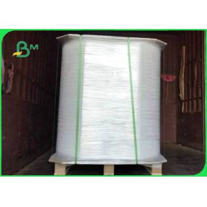 China Degradable 28gsm 33mm * 5000m Straw Wrapping Paper For Packing Drinking Straws on sale