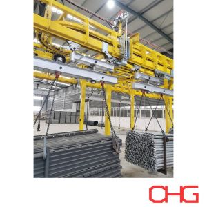 Cheap Structural Parts Wet Painting Line with PLC Control and Customized Conveyor System for sale