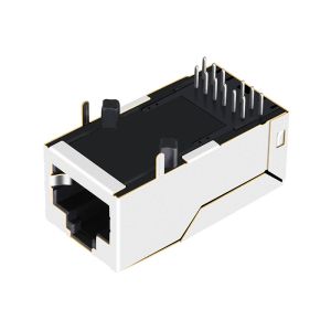 JK0-0018NL 1x2 Port 1000 Base-T Without Led Ethernet Lan Port Network Jack RJ45