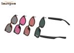 HFP Smart glasses Bluetooth 5.0 audio visual integration replaceable frame for