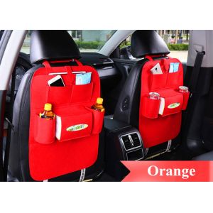 Multi Color Car Seat Back Storage Bag Using Eco Friendly Felt Material