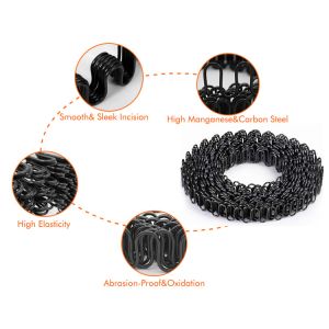 Customized Rolled S-shaped Zigzag Spring For Sofa Inner Hardware Accessories